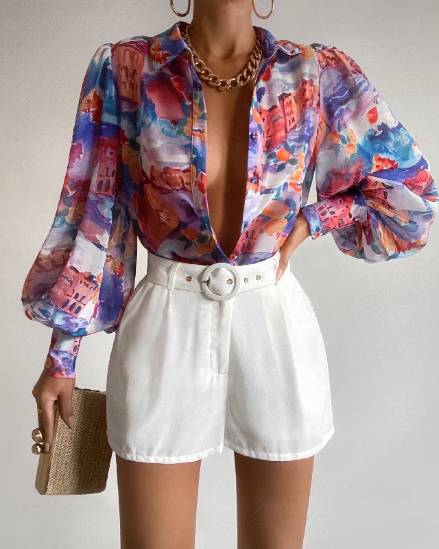 Fleetwood Blouse - Salerno High Neck Blouse