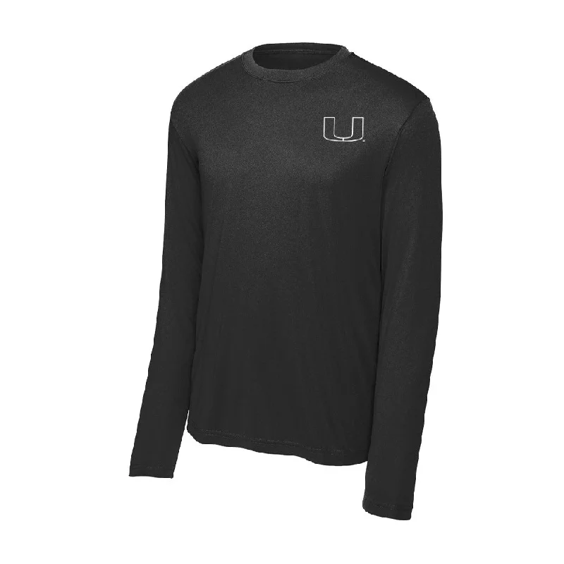 Miami - NCAA Women's Rowing : Trinity Ferebee - Classic Shersey Activewear Long Sleeve T-Shirt-- Cotton Fabric Linen Fabric Terry Fabric Miami - NCAA Women's Rowing : Trinity Ferebee - Classic Shersey Activewear Long Sleeve T-Shirt-- Cotton Fabric Linen Fabric Terry Fabric