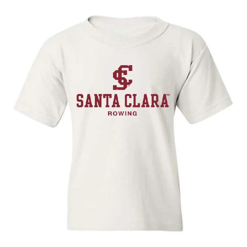 SCU - NCAA Women's Rowing : Karolina Barrier - Youth T-Shirt-- Solid Color Striped Floral SCU - NCAA Women's Rowing : Karolina Barrier - Youth T-Shirt-- Solid Color Striped Floral