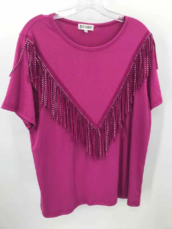 Pre-Owned Pesion Pink Size XXL T-shirt-- Anti-Shrink Durable Soft