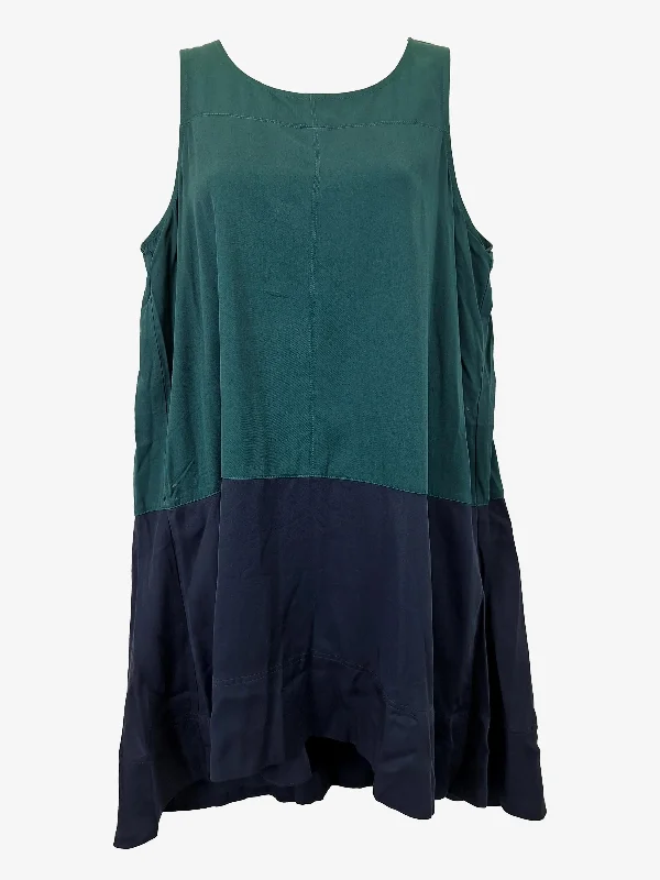 Jericho Road Effortless Two Tone Tank Mini Dress Size 14 Cozy Wraparound Mini Dress