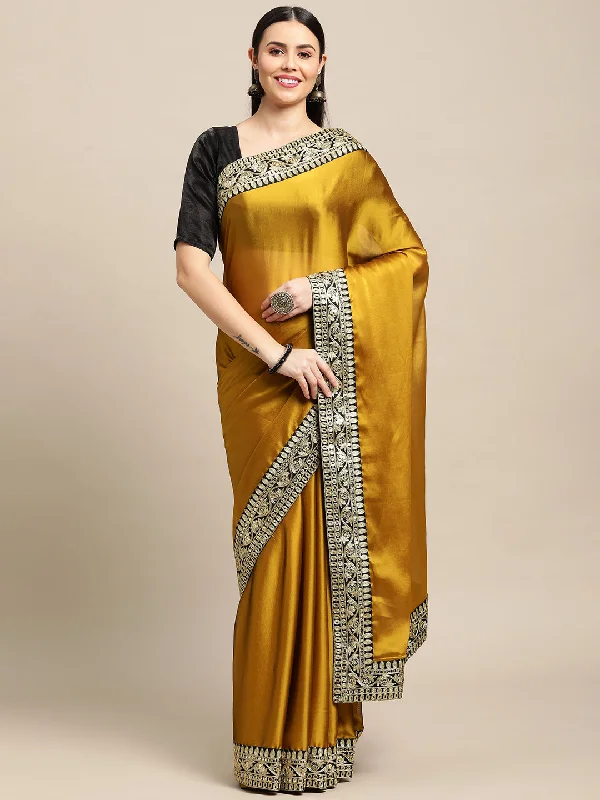 Jyoti Fashion Women's Yellow Rangoli Silk Embroidered Designer Saree with Blouse Boho Printed Blouse Jyoti Fashion Women's Yellow Rangoli Silk Embroidered Designer Saree with Blouse Boho Printed Blouse