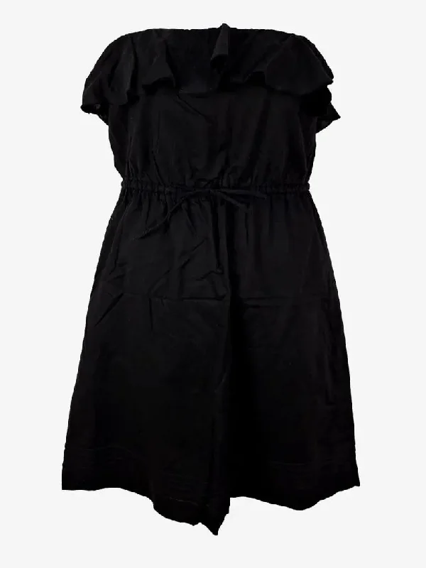 Body And Soul Feminine Strapless Ruffle Mini Dress Size L Fashionable Boho-Chic Mini Dress Body And Soul Feminine Strapless Ruffle Mini Dress Size L Fashionable Boho-Chic Mini Dress