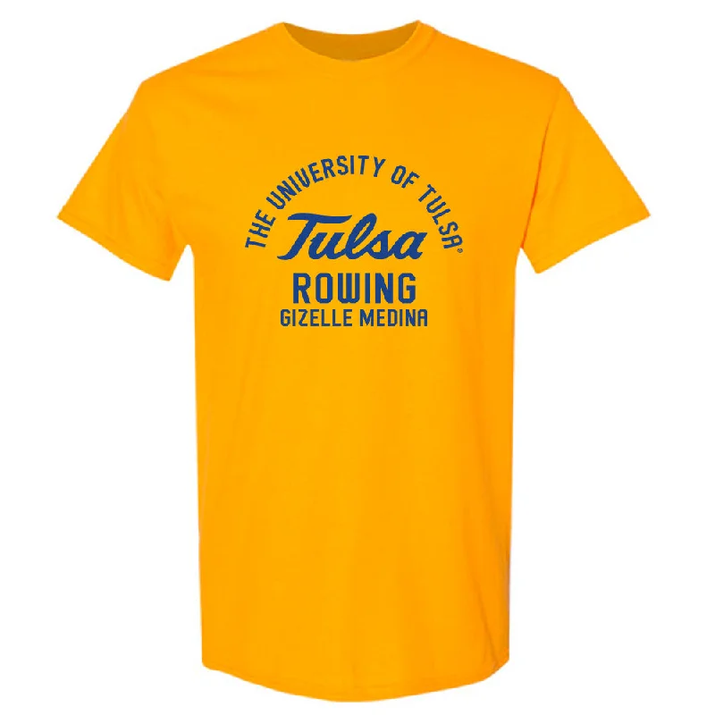 Tulsa - NCAA Women's Rowing : Gizelle Medina - Classic Fashion Shersey T-Shirt-- Faux Fur Fabric Real Fur Fabric Shearling Fabric Tulsa - NCAA Women's Rowing : Gizelle Medina - Classic Fashion Shersey T-Shirt-- Faux Fur Fabric Real Fur Fabric Shearling Fabric