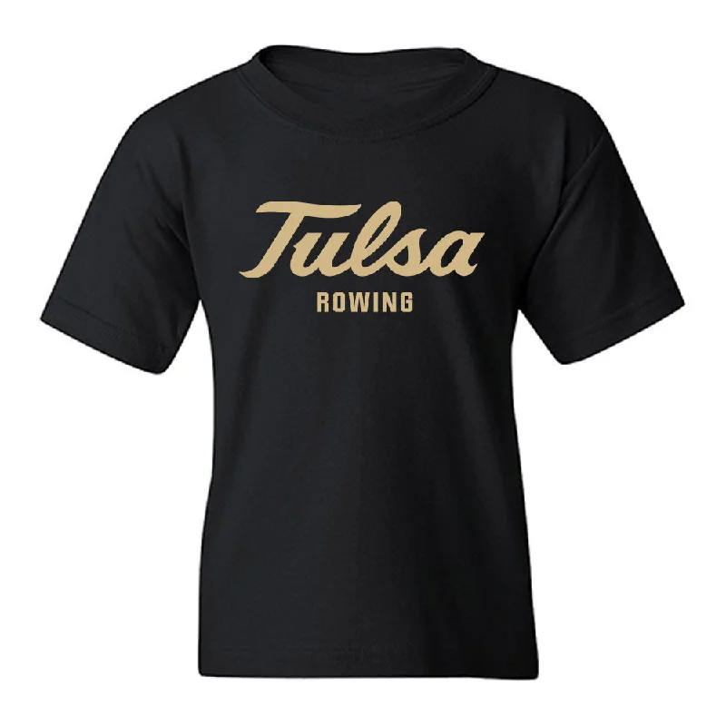 Tulsa - NCAA Women's Rowing : Danica Swetz - Classic Shersey Youth T-Shirt-- Elasticated Padded Insulated Tulsa - NCAA Women's Rowing : Danica Swetz - Classic Shersey Youth T-Shirt-- Elasticated Padded Insulated