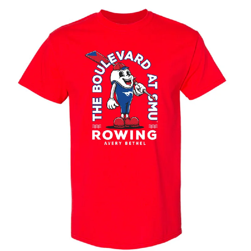 SMU - NCAA Women's Rowing : Avery Bethel - Fashion Shersey T-Shirt-- Fashionable Trendy Casual SMU - NCAA Women's Rowing : Avery Bethel - Fashion Shersey T-Shirt-- Fashionable Trendy Casual