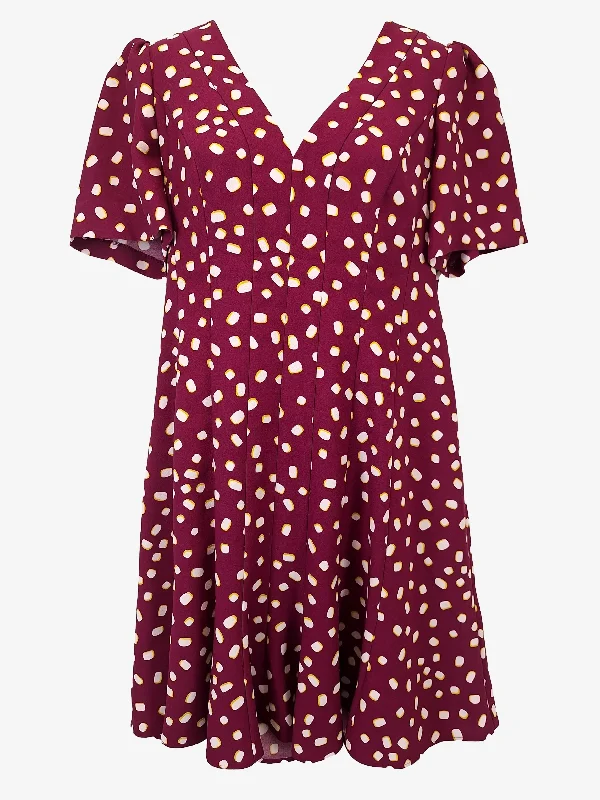 Kate Spade Structured Speckle Mini Dress Size 8 Classic Black Mini Dress