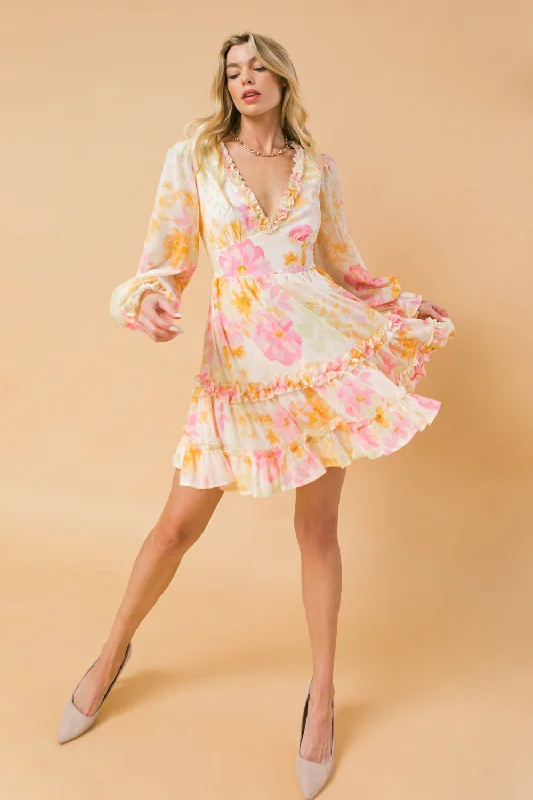 LIVING MY BEST STYLE WOVEN MINI DRESS Fashionable Lace Mini Dress