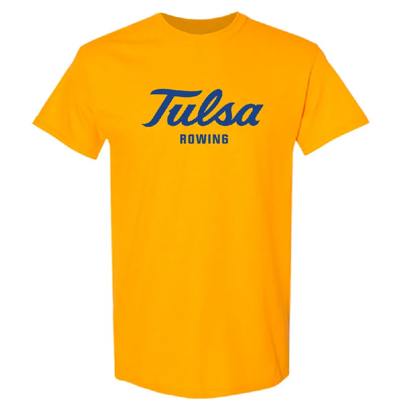 Tulsa - NCAA Women's Rowing : Danica Swetz - Classic Shersey T-Shirt-- Silk Blend Satin Velvet Tulsa - NCAA Women's Rowing : Danica Swetz - Classic Shersey T-Shirt-- Silk Blend Satin Velvet