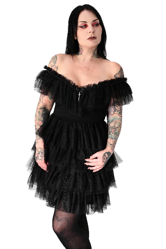 Stephanie Dagger Mini Dress Fashionable Button-Front Mini Dress