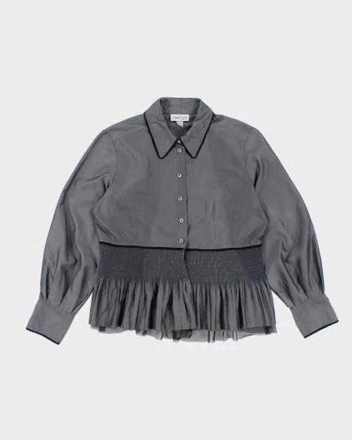 Y2k 00s Coldwater Creek Blouse - S Side Tie Blouse