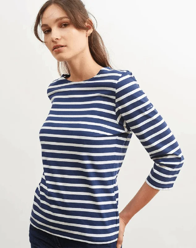 Galathee | Dun Katoenen 3/4 Shirt-- Boxy Fit Fitted Loose