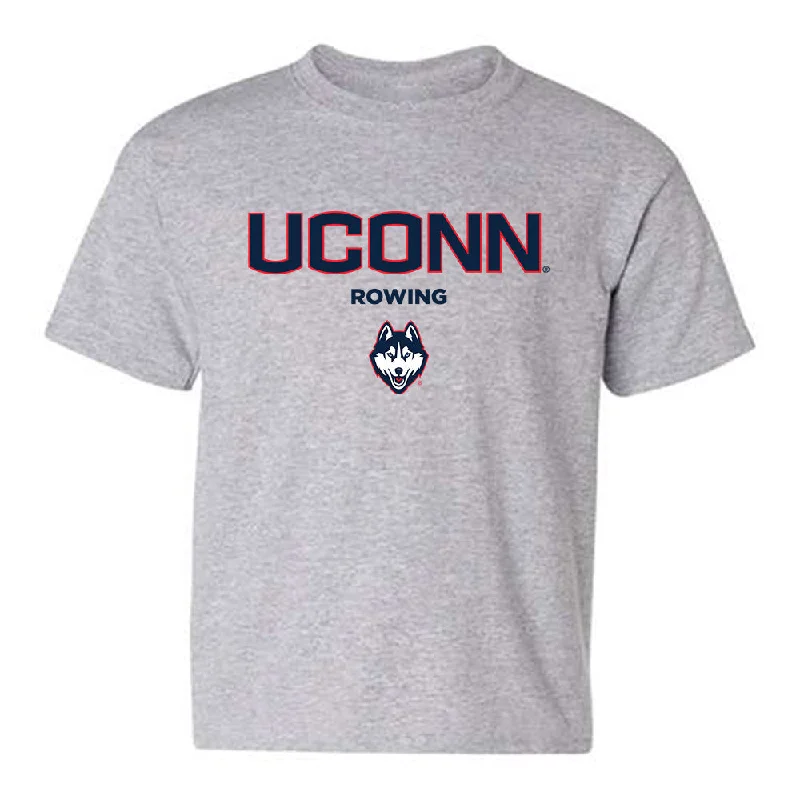 UConn - NCAA Women's Rowing : Emily Rossmeisl - Classic Shersey Youth T-Shirt-- Mesh Blend Leather Blend Suede Blend UConn - NCAA Women's Rowing : Emily Rossmeisl - Classic Shersey Youth T-Shirt-- Mesh Blend Leather Blend Suede Blend