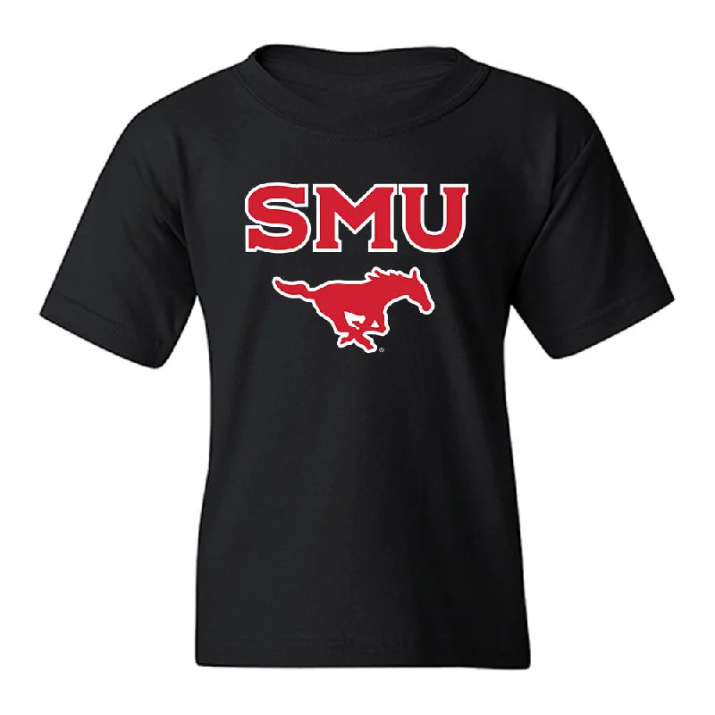 SMU - NCAA Women's Rowing : Avery Bethel - Youth T-Shirt-- Chenille Brocade Lace
