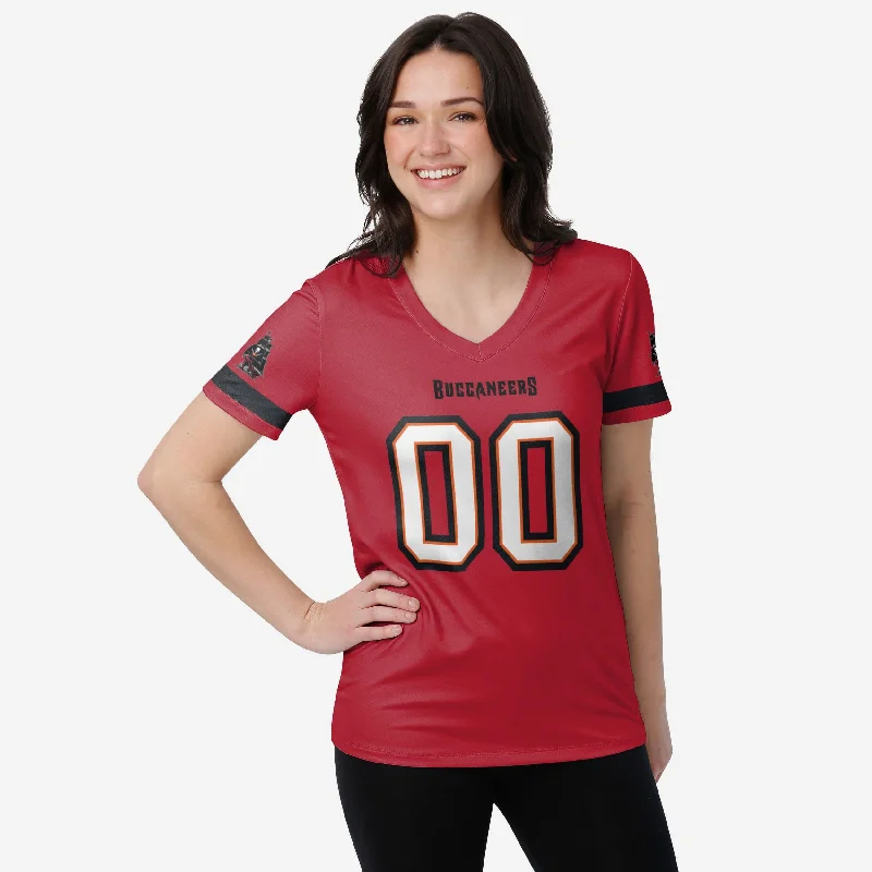 Tampa Bay Buccaneers Womens Gameday Ready Lounge Shirt-- Elasticated Padded Insulated Tampa Bay Buccaneers Womens Gameday Ready Lounge Shirt-- Elasticated Padded Insulated