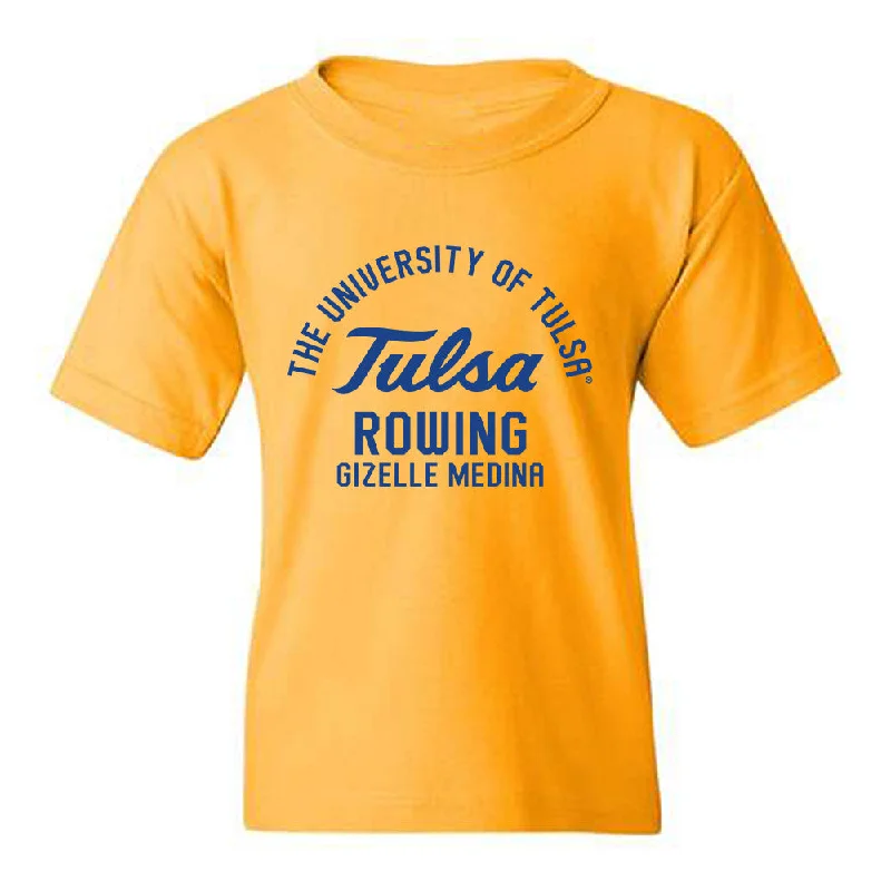 Tulsa - NCAA Women's Rowing : Gizelle Medina - Classic Fashion Shersey Youth T-Shirt-- Rayon Fabric Velvet Fabric Corduroy Fabric Tulsa - NCAA Women's Rowing : Gizelle Medina - Classic Fashion Shersey Youth T-Shirt-- Rayon Fabric Velvet Fabric Corduroy Fabric