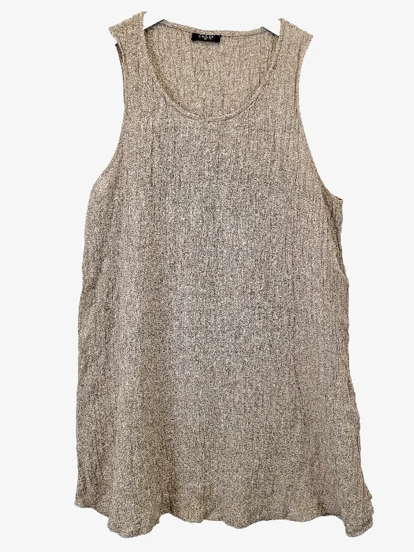 Von Troska Casual Linen Mini Dress Size 14 Elegant Satin Mini Dress