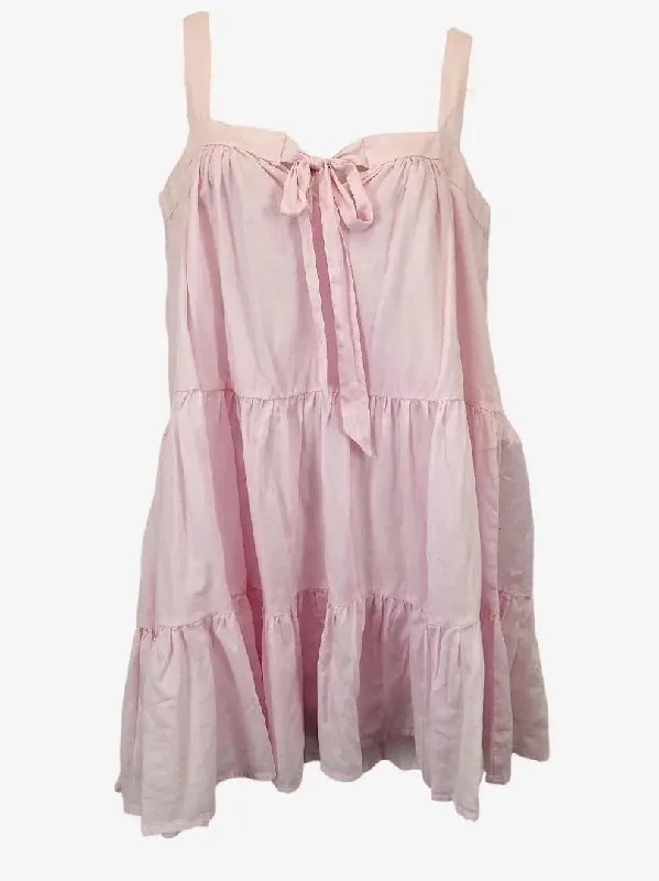 Country Road Sweet Cotton Candy Tiered Mini Dress Size XS Elegant Satin Lace Mini Dress Country Road Sweet Cotton Candy Tiered Mini Dress Size XS Elegant Satin Lace Mini Dress