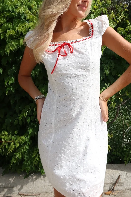 PRESLEY MINI DRESS Stylish Ruffle Mini Dress