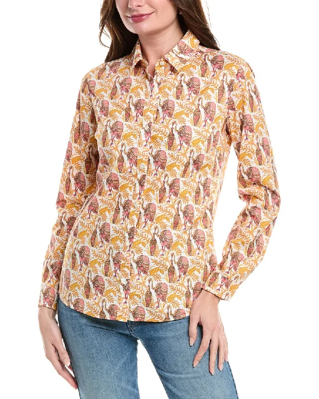 J.Mclaughlin Lois Blouse Feminine Ruffle Blouse