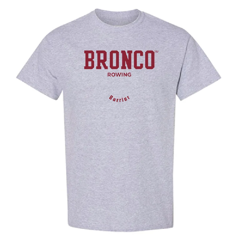 SCU - NCAA Women's Rowing : Karolina Barrier - Classic Fashion Shersey T-Shirt-- Welt Pockets Slit Pockets SCU - NCAA Women's Rowing : Karolina Barrier - Classic Fashion Shersey T-Shirt-- Welt Pockets Slit Pockets