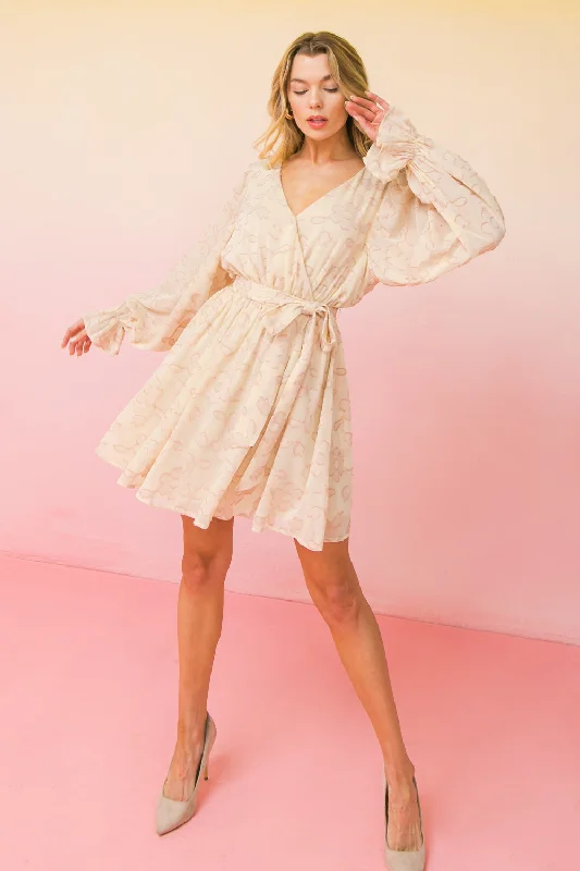 SWEET DEMEANOR WOVEN MINI DRESS Cozy A-Line Mini Dress