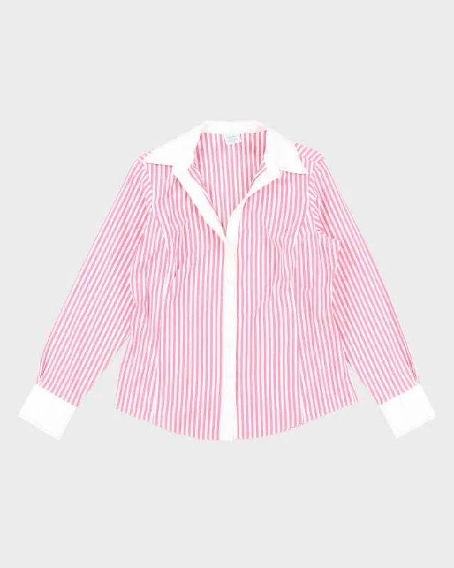 Brooks Brothers Striped Blouse - M Loose Oversized Blouse