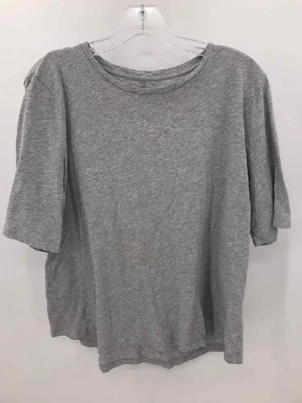Pre-Owned Eileen Fisher Grey Size Large T-shirt-- Modern Contemporary Chic