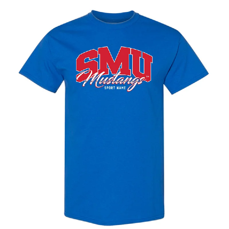 SMU - NCAA Women's Rowing : Avery Bethel - T-Shirt-- Beaded Sequined Faux Fur