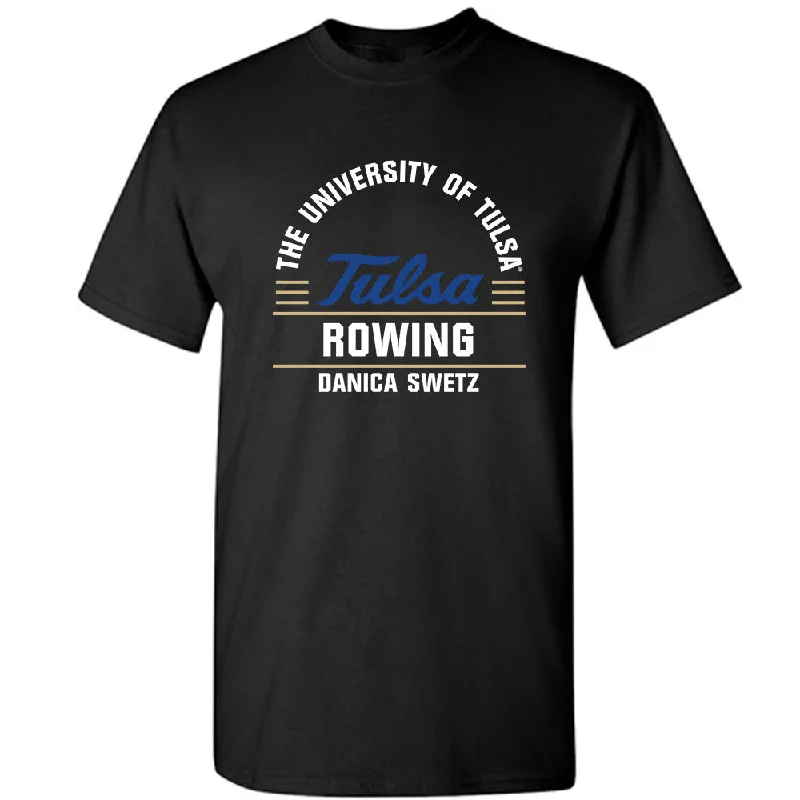 Tulsa - NCAA Women's Rowing : Danica Swetz - Classic Fashion Shersey T-Shirt-- Houndstooth Herringbone Solid Tulsa - NCAA Women's Rowing : Danica Swetz - Classic Fashion Shersey T-Shirt-- Houndstooth Herringbone Solid