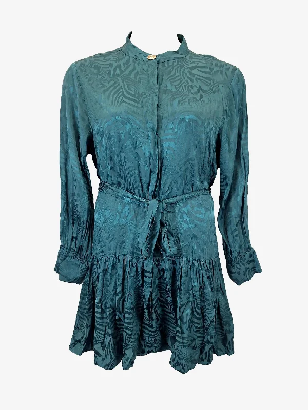 Sheike Jade Belted Revolution Mini Dress Size 14 Comfortable Fit-and-Flare Mini Dress Sheike Jade Belted Revolution Mini Dress Size 14 Comfortable Fit-and-Flare Mini Dress