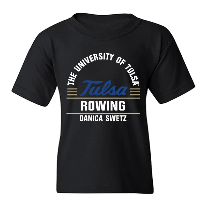 Tulsa - NCAA Women's Rowing : Danica Swetz - Classic Fashion Shersey Youth T-Shirt-- Handmade Hand-knitted Hand-woven