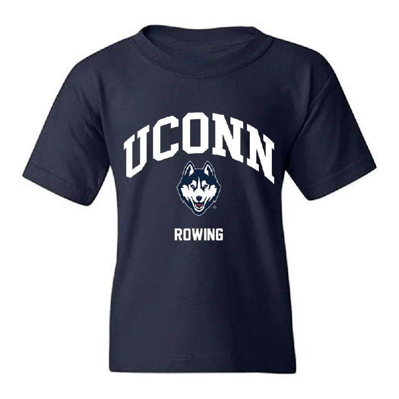 UConn - NCAA Women's Rowing : Jordyn Chezem - Classic Shersey Youth T-Shirt-- Ribbed T-Shirt High Neck Heavyweight UConn - NCAA Women's Rowing : Jordyn Chezem - Classic Shersey Youth T-Shirt-- Ribbed T-Shirt High Neck Heavyweight