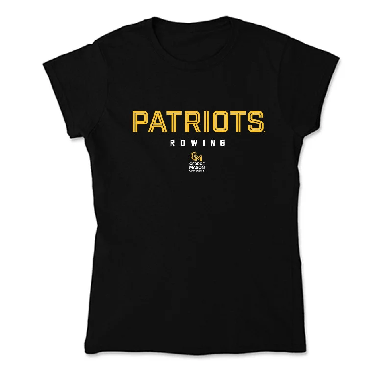 GMU - NCAA Women's Rowing : Anabela Shearer - Soft Style Women’s T-Shirt-- Thin T-Shirt Open Front Quick Dry GMU - NCAA Women's Rowing : Anabela Shearer - Soft Style Women’s T-Shirt-- Thin T-Shirt Open Front Quick Dry