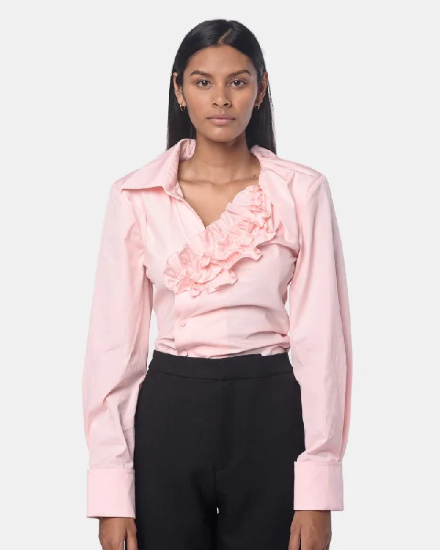 La Chemise Seville Blouses in Pink Loose Fit Blouse