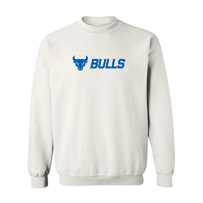 Buffalo - NCAA Women's Track & Field : Akuot Kuany - Crewneck Sweatshirt Hoodie with Metallic Shiny Futuristic Buffalo - NCAA Women's Track & Field : Akuot Kuany - Crewneck Sweatshirt Hoodie with Metallic Shiny Futuristic
