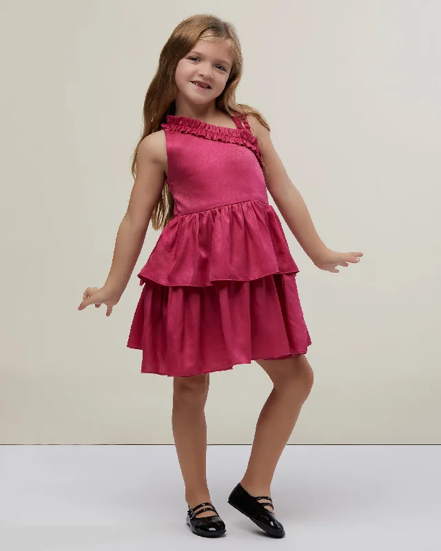 Girl's Ruffle Dress Tunics Trousers formal