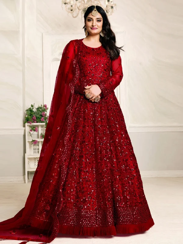 Net Sequence - Anarkali Dress Tunics Timeless classic