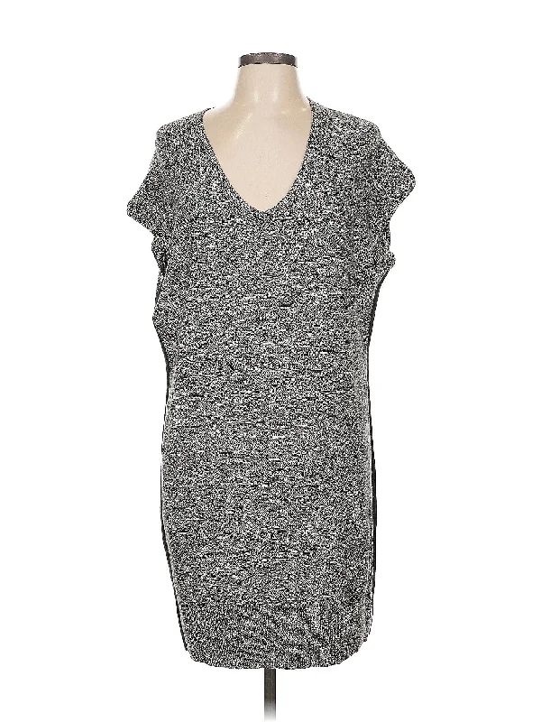 Casual Dress Square Neckline Feminine