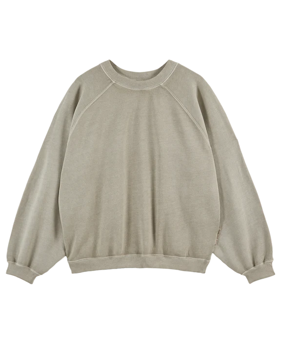 Emile & Ida Organic Dye Sweatshirt Argile Hoodie with Zipper Versatile Modern
