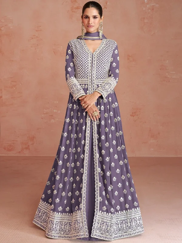 Real Georgette - Anarkali Dress Shift Classic Vintage