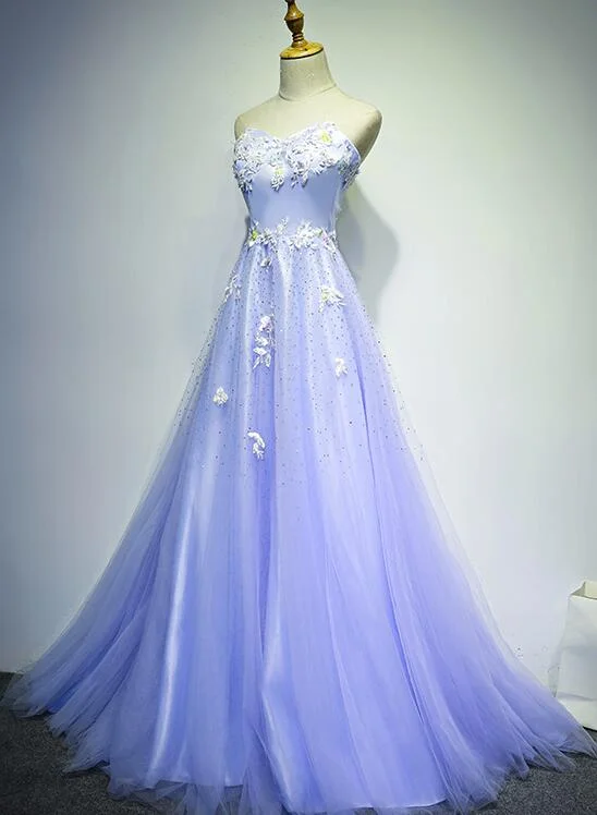 Light Blue Elegant Princess Prom Dress, Tulle Junior Prom Dress, Party Dress Turtleneck Warm Winter Light Blue Elegant Princess Prom Dress, Tulle Junior Prom Dress, Party Dress Turtleneck Warm Winter