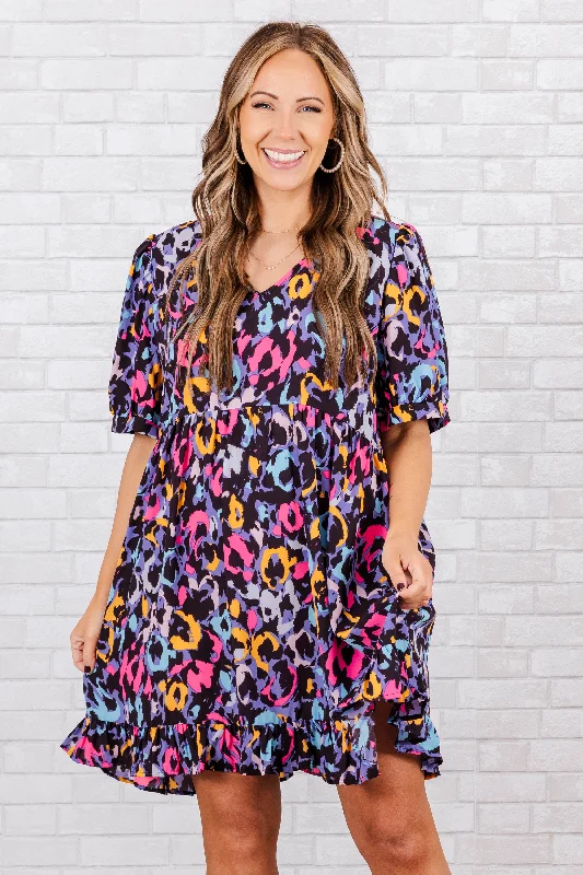 Poised To Party Dress, Black Tunics Seasonal trendy