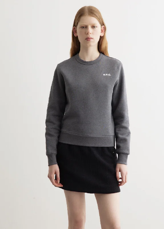 Boxy Petit VPC Sweatshirt Hoodie with Hem Contrast Bold Stylish