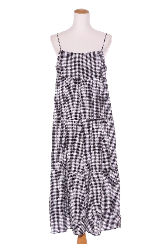 GLASSONS - Linen blend check dress! 12 Tunics Print Colorful