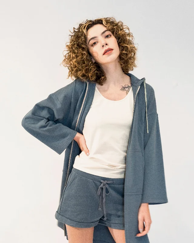 COZY TUNIC HOODIE Hoodie with Fur Luxurious Winter