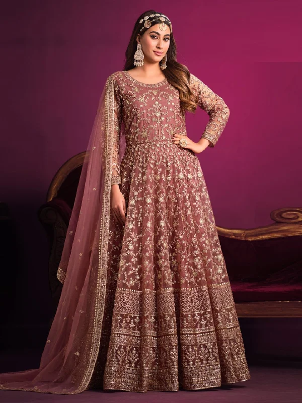 Net - Anarkali Dress Tunics Chic elegant