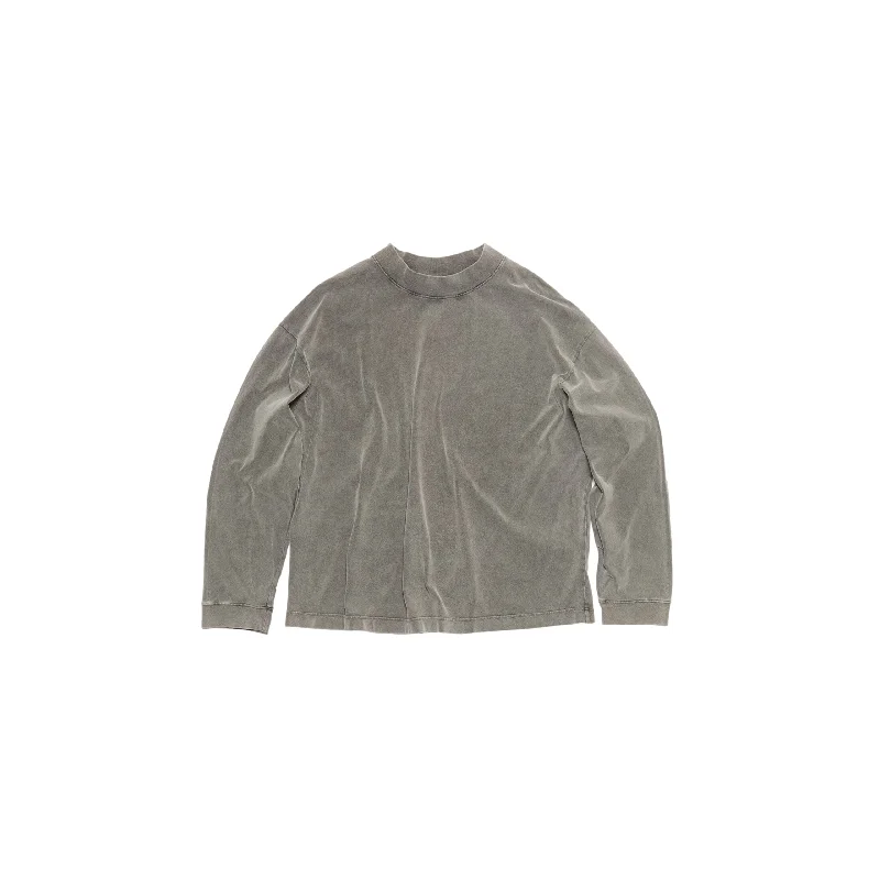 Acne Studios Sweatshirt (Faded Black) Hoodie with Applique Textured Unique