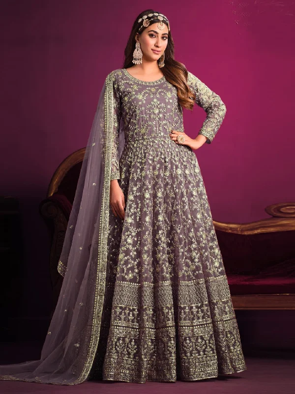 Net - Anarkali Dress Casual Short Summer