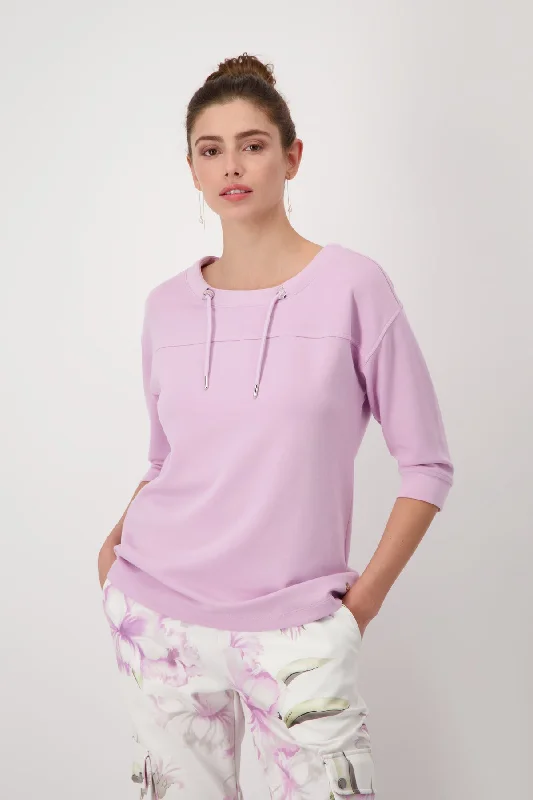 Sweatshirt, lavender rose Hoodie with Gradient Ombre Colorful